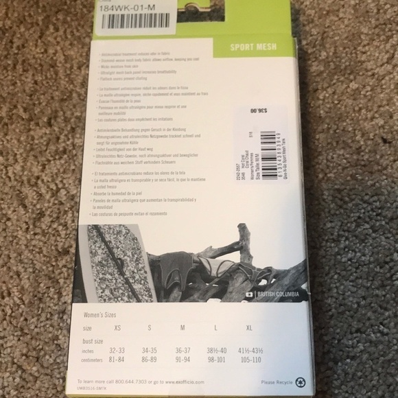 NWT ExOfficio Give-N-Go Mesh Tank - Picture 4 of 5